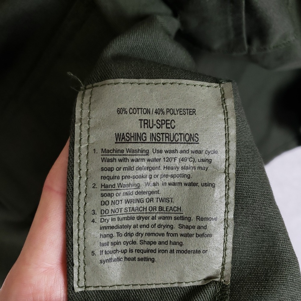 Tru-Spec Vietnam War Commemorative Fatigue Jacket XXL Green Military Patch - Picture 6 of 10